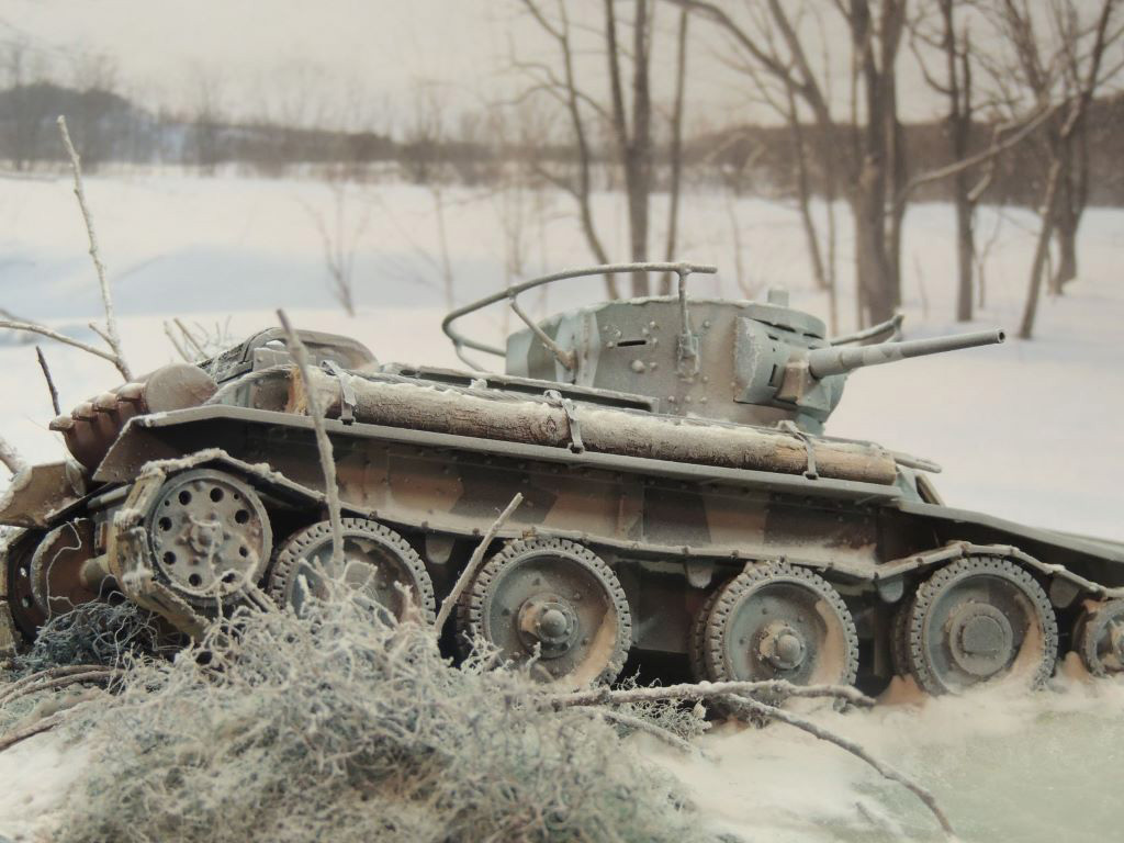 Dioramas and Vignettes: Russian Winter. Frozen Death, photo #3