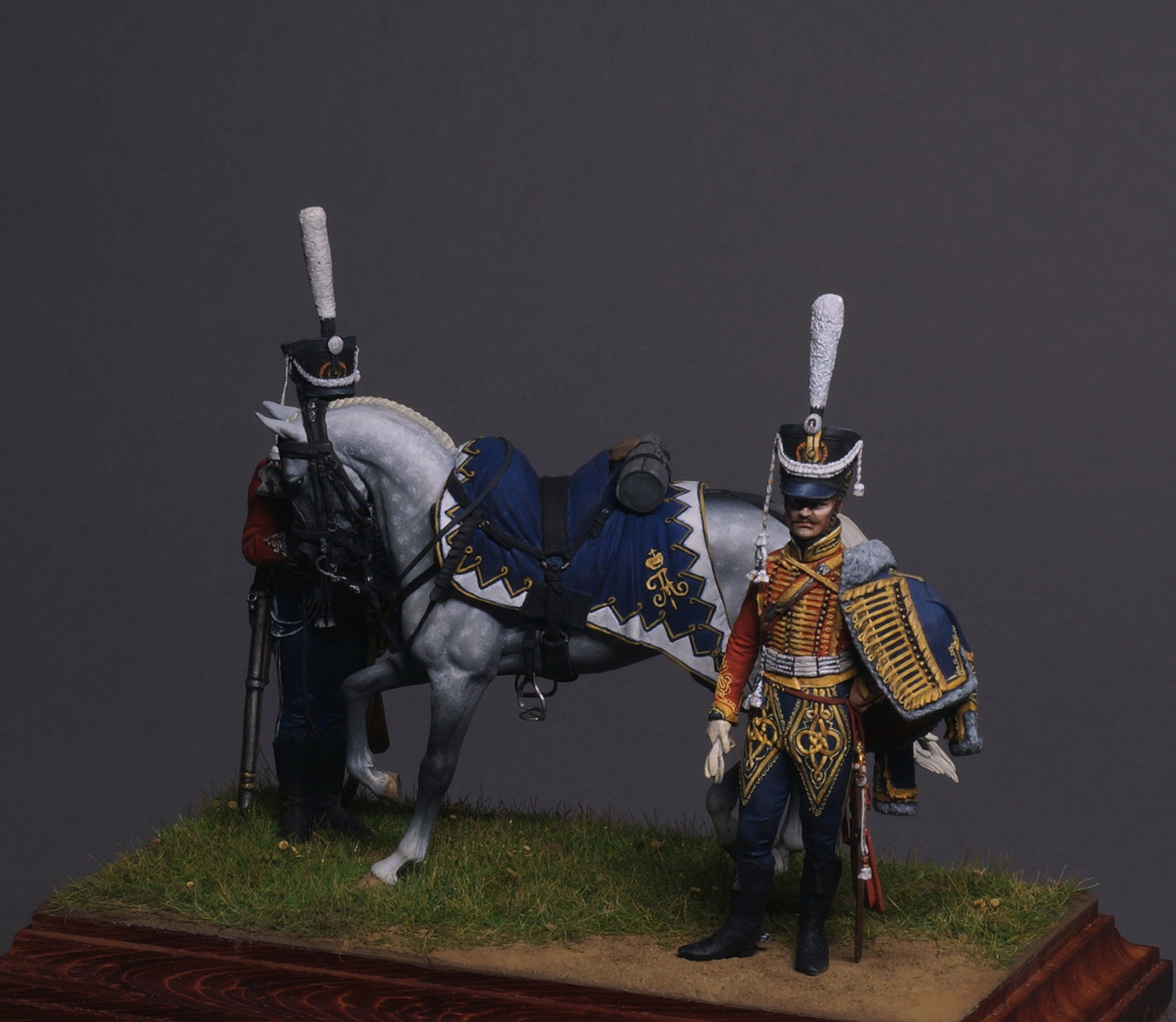 Dioramas and Vignettes: Officer and private, Izyumsky Hussars, 1812, photo #5
