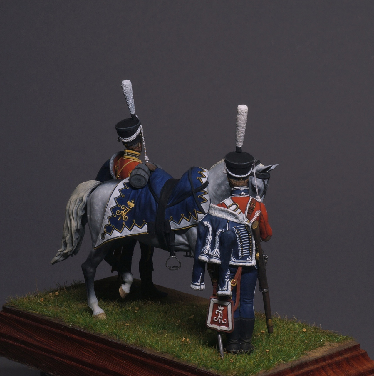 Dioramas and Vignettes: Officer and private, Izyumsky Hussars, 1812, photo #8