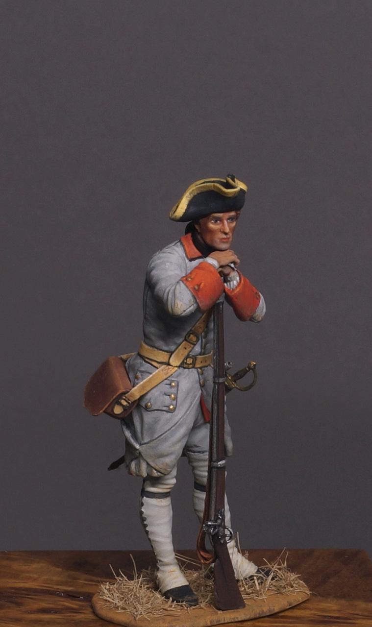 Figures: French fusilier, St.Chamond regt., 1757, photo #2