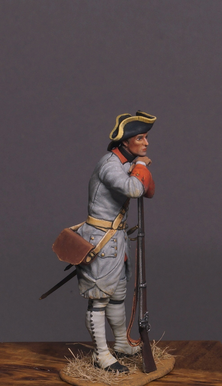Figures: French fusilier, St.Chamond regt., 1757, photo #3