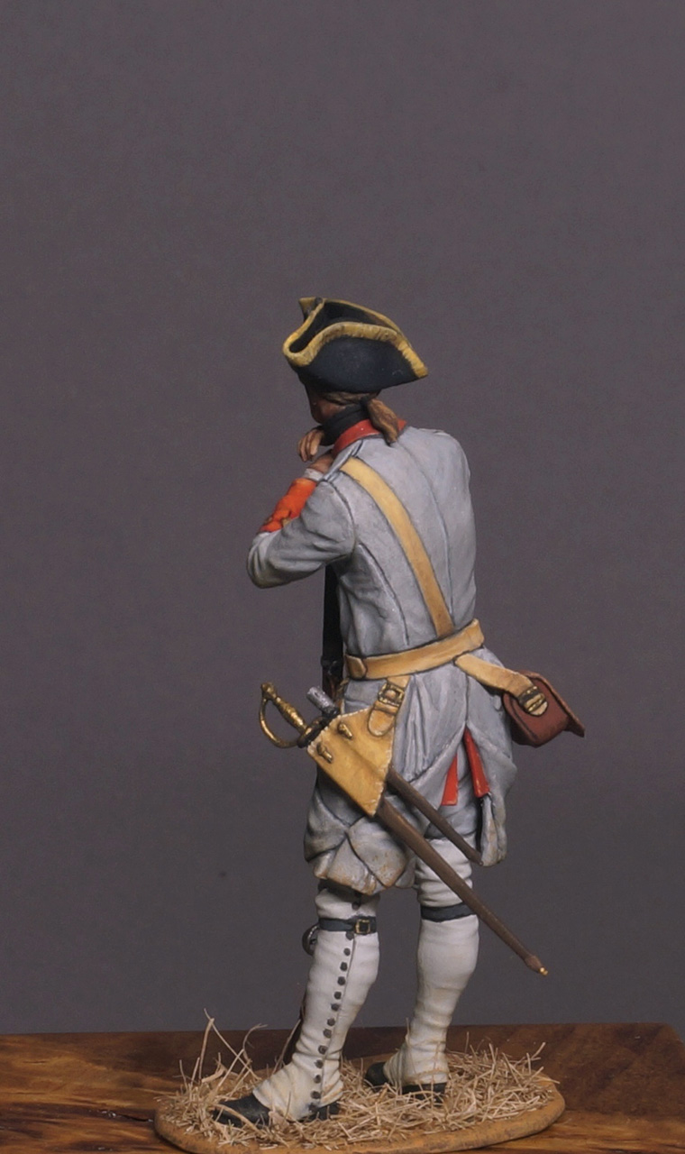 Figures: French fusilier, St.Chamond regt., 1757, photo #5