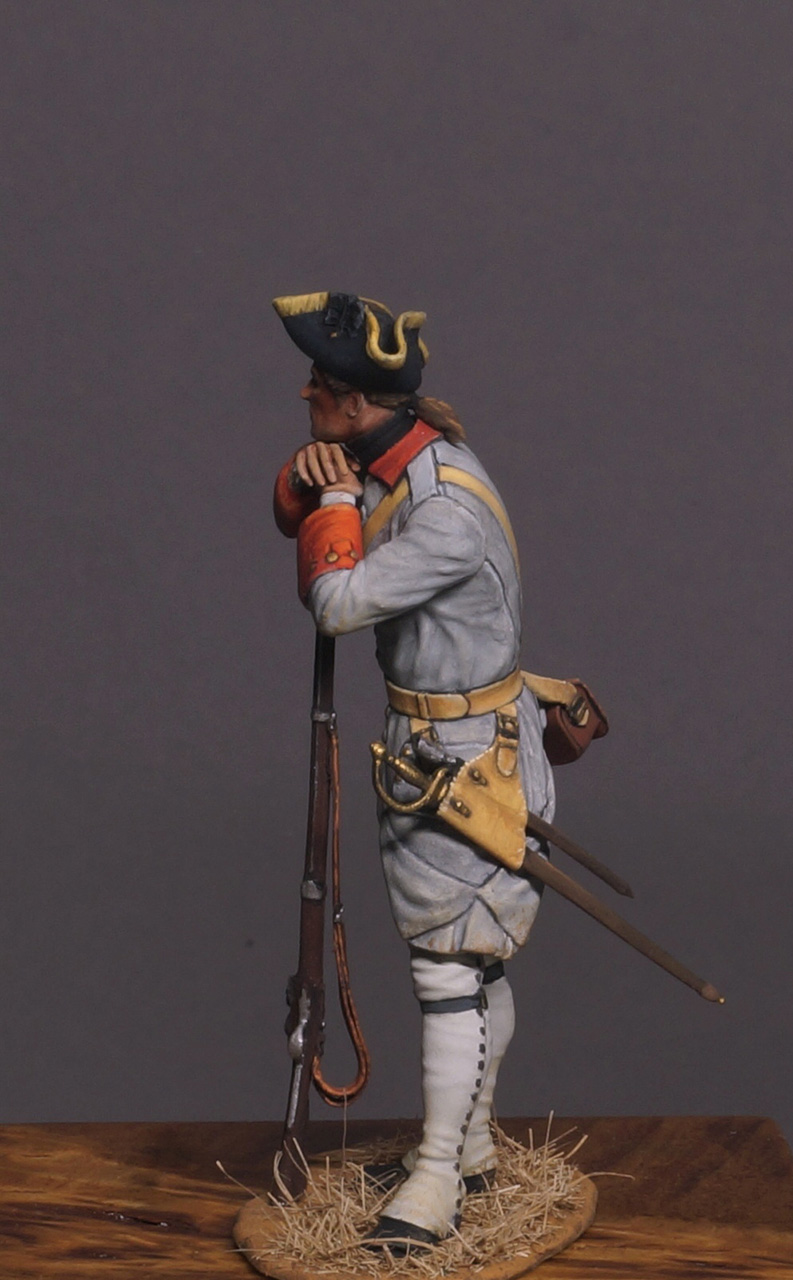 Figures: French fusilier, St.Chamond regt., 1757, photo #6