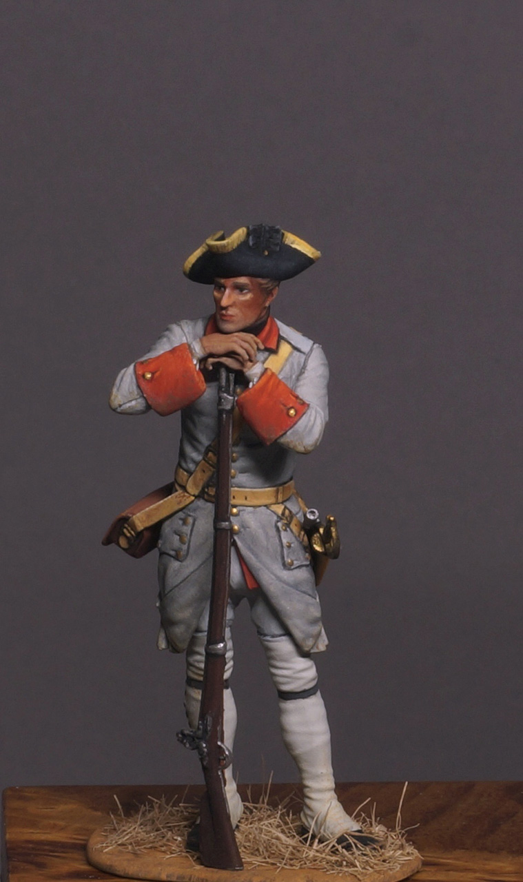Figures: French fusilier, St.Chamond regt., 1757, photo #8