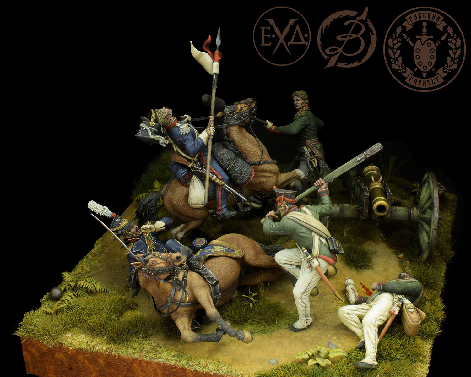 Dioramas and Vignettes: Feat of General V.Kostenetsky, Borodino 1812, photo #1