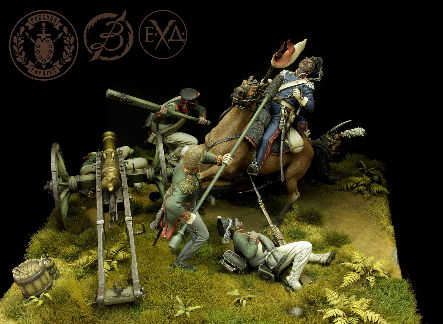 Dioramas and Vignettes: Feat of General V.Kostenetsky, Borodino 1812, photo #3