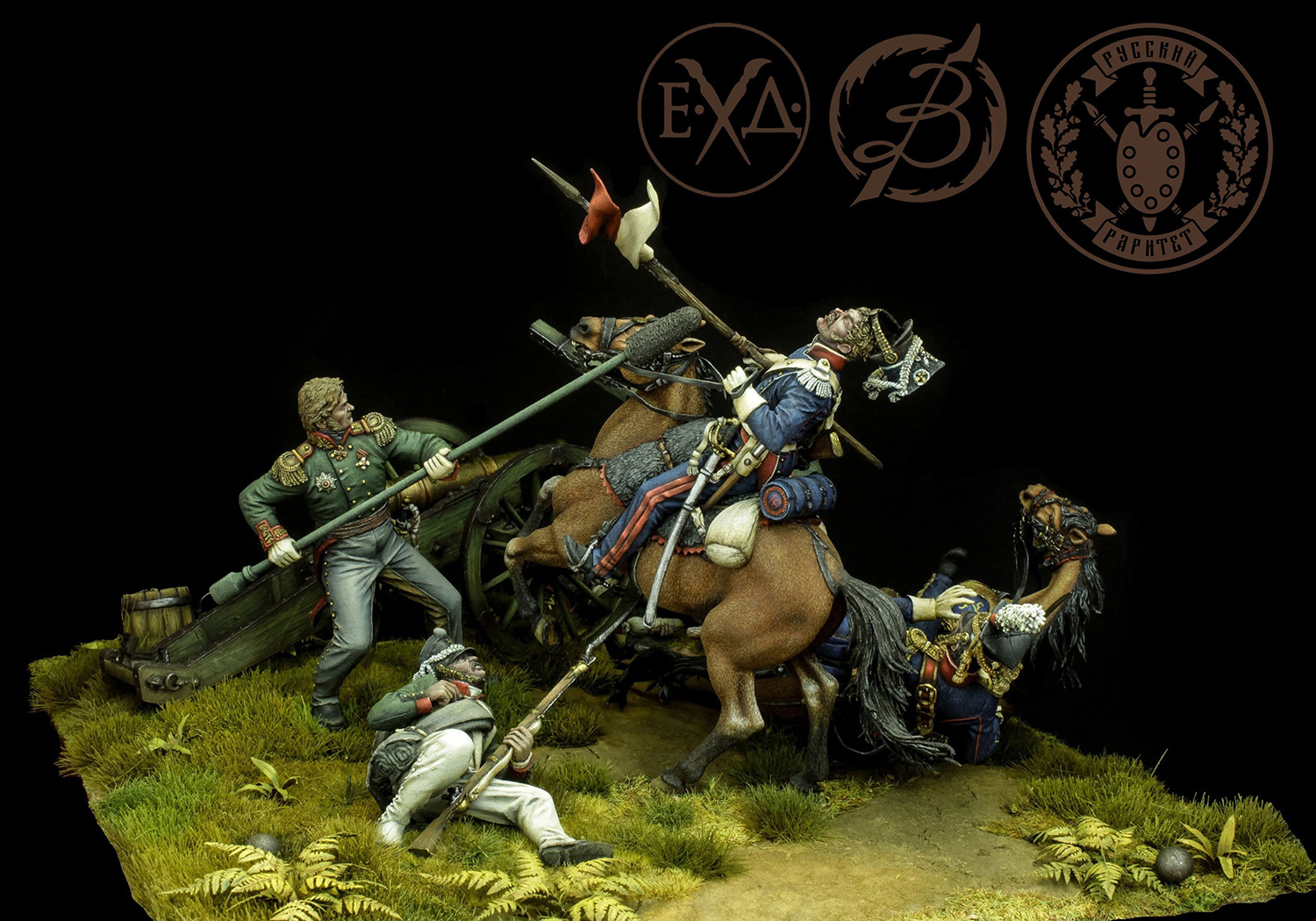 Dioramas and Vignettes: Feat of General V.Kostenetsky, Borodino 1812, photo #4