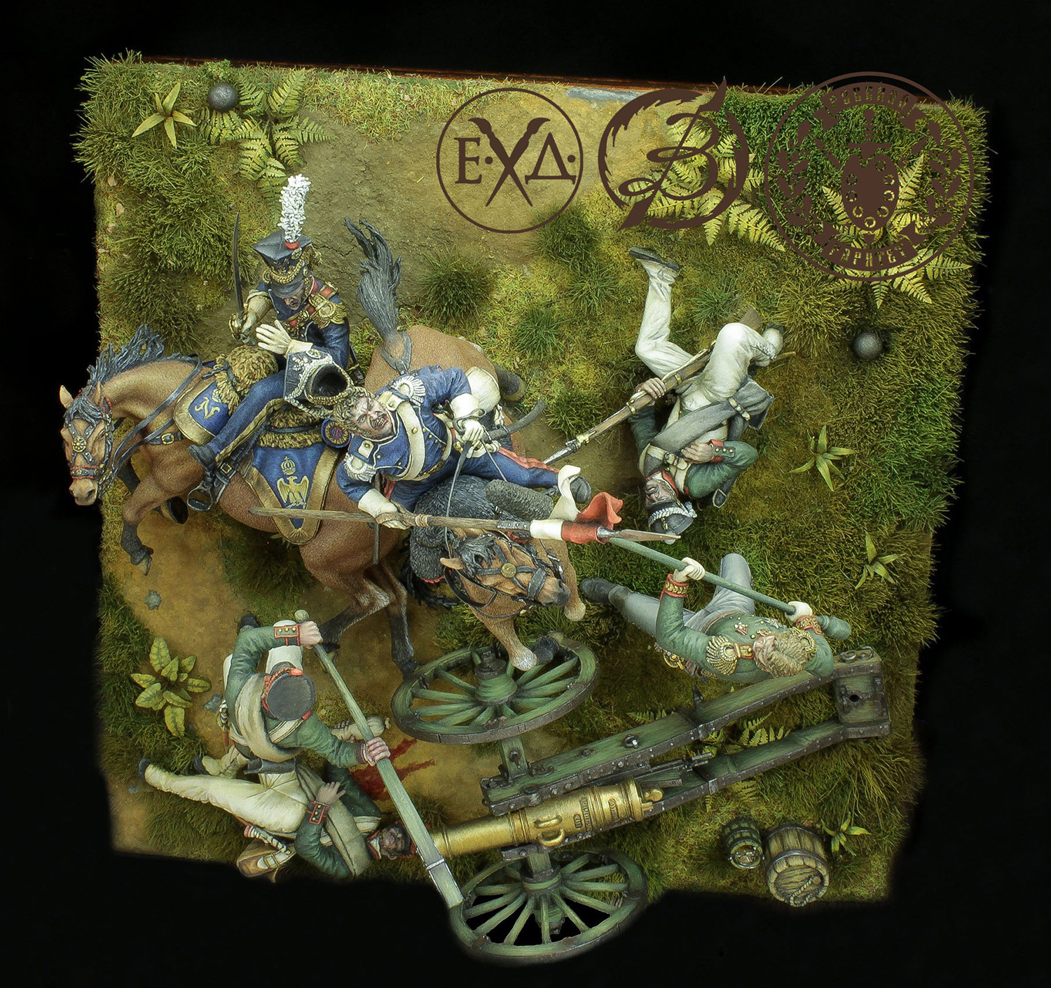 Dioramas and Vignettes: Feat of General V.Kostenetsky, Borodino 1812, photo #6