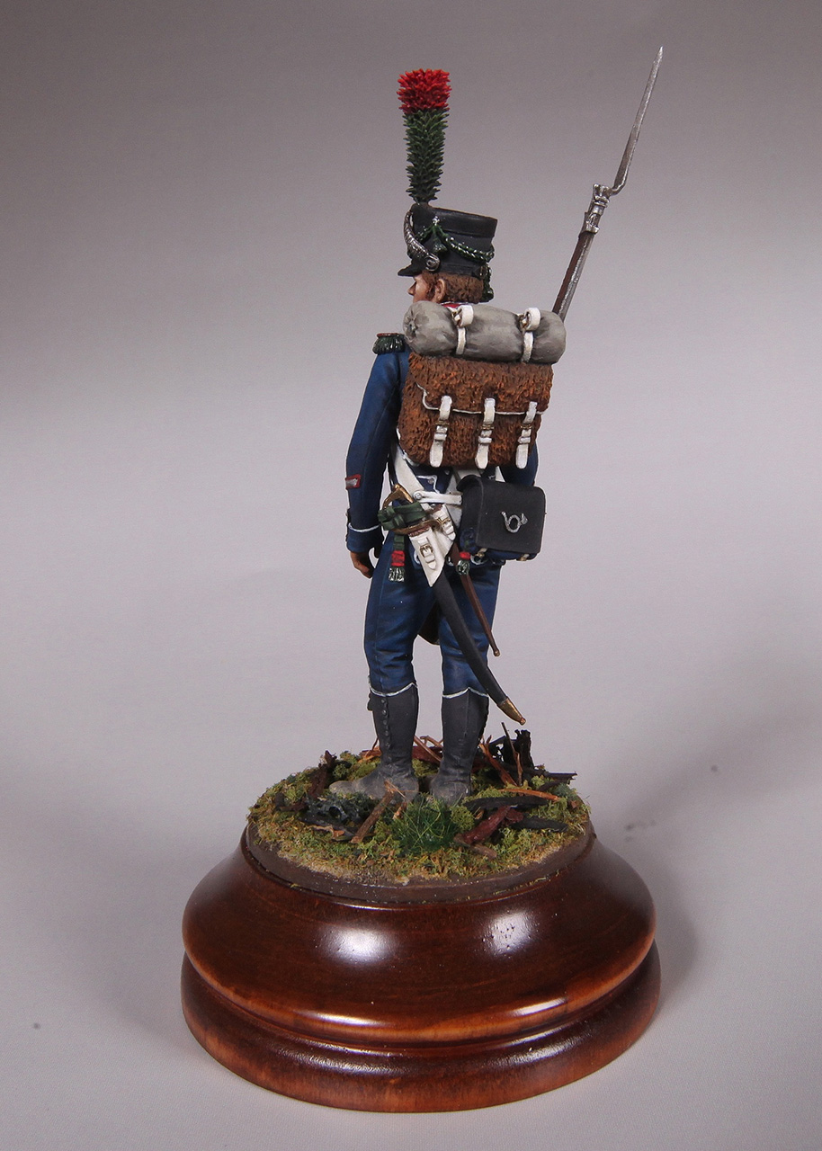 Figures: Sergeant, centre company, 15th light infantry, 1812, photo #10
