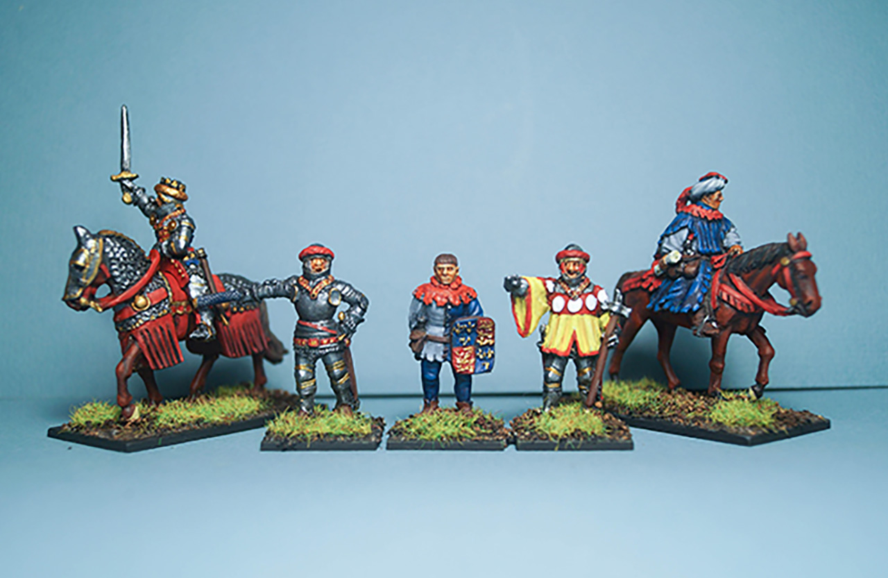 Figures: English commanders. 100-years war, photo #1
