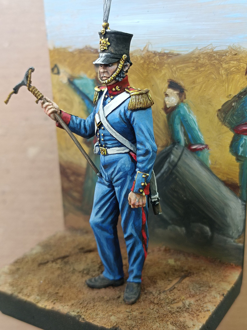 Figures: British artillery crewman, 1854-56, photo #2