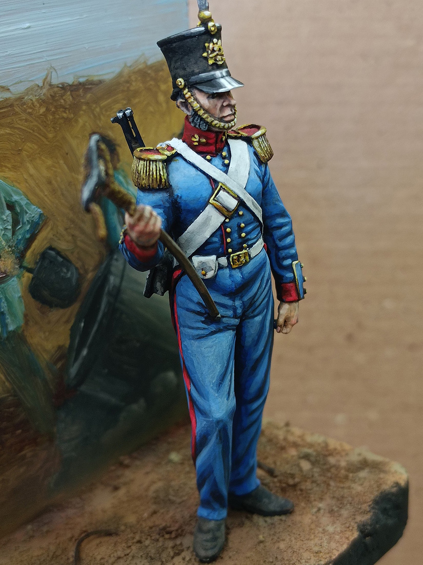 Figures: British artillery crewman, 1854-56, photo #4