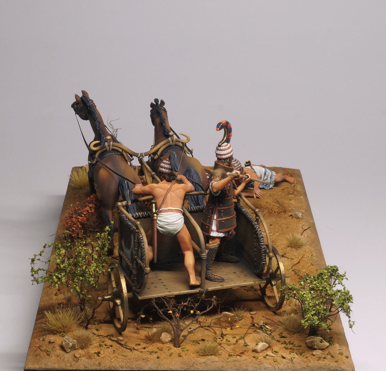 Dioramas and Vignettes: Mycenaean chariot, photo #5