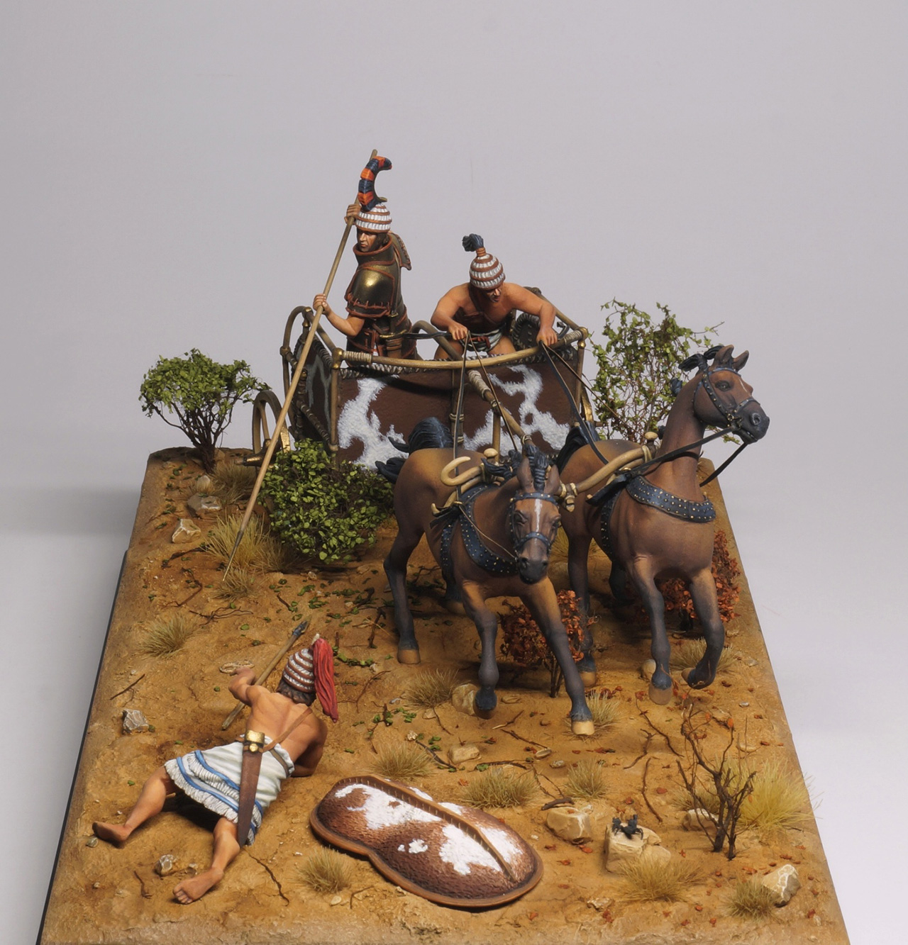 Dioramas and Vignettes: Mycenaean chariot, photo #7