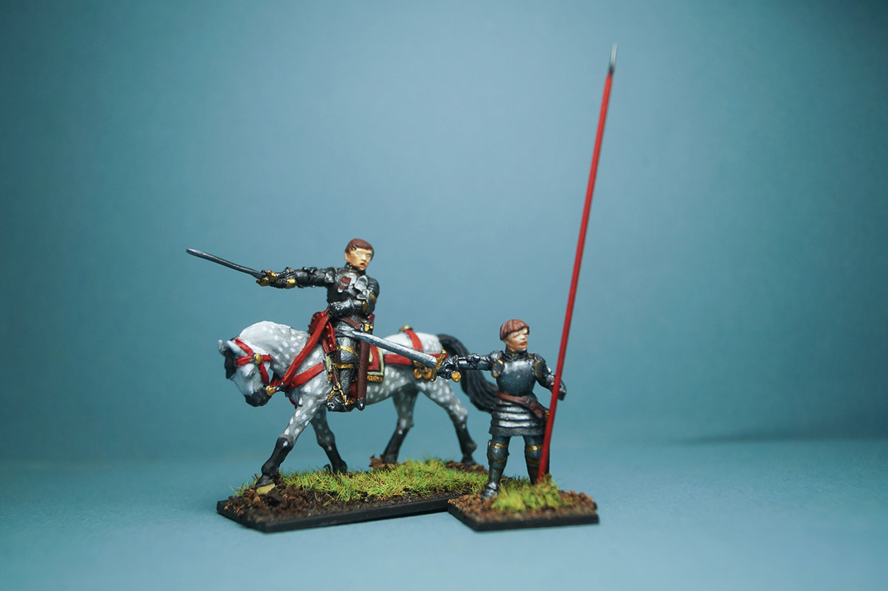 Figures: Joan of Arc and French commanders. 100-years War. , photo #2