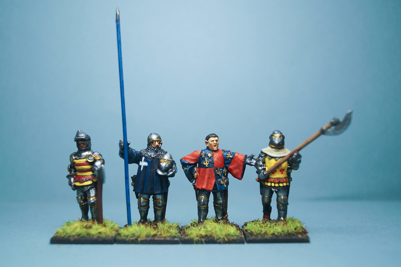 Figures: Joan of Arc and French commanders. 100-years War. , photo #3