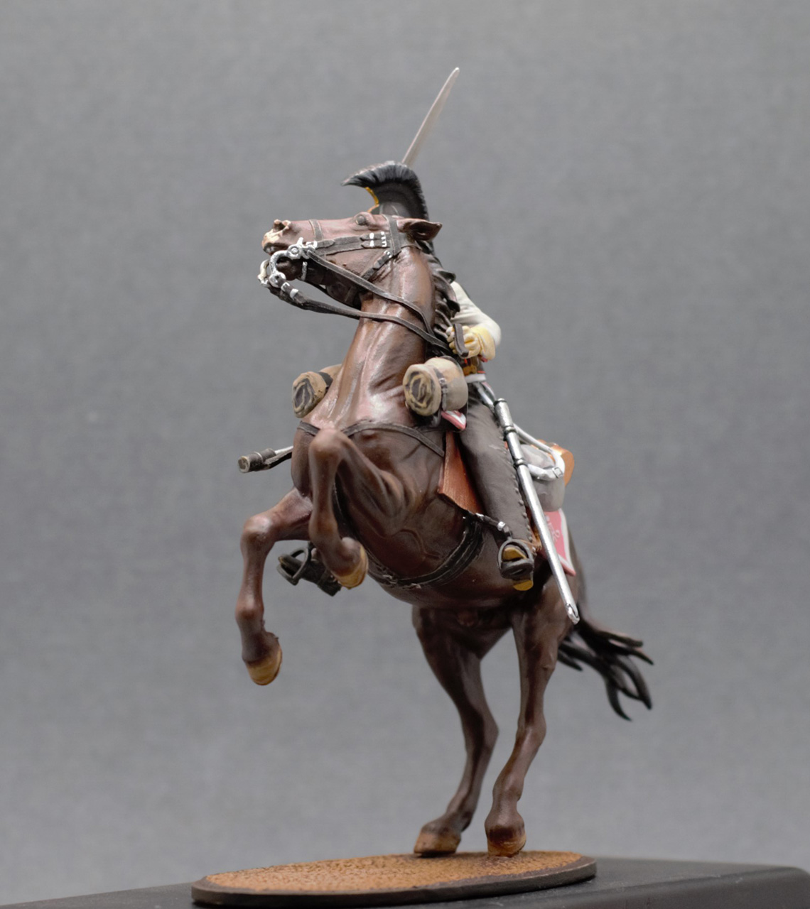 Figures: Private of Novgorodsky cuirassiers in charge, photo #4