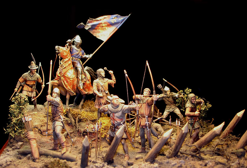 Dioramas and Vignettes: English archers, 1415, photo #1