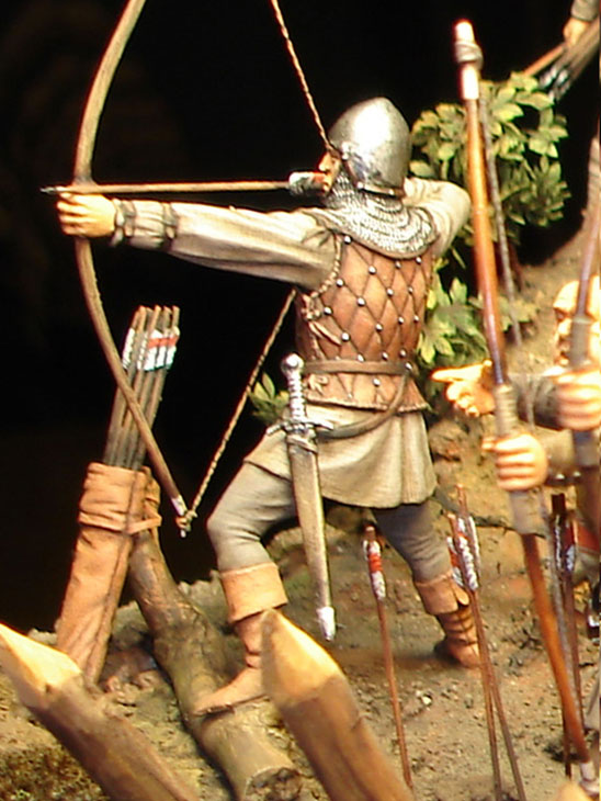 Dioramas and Vignettes: English archers, 1415, photo #11