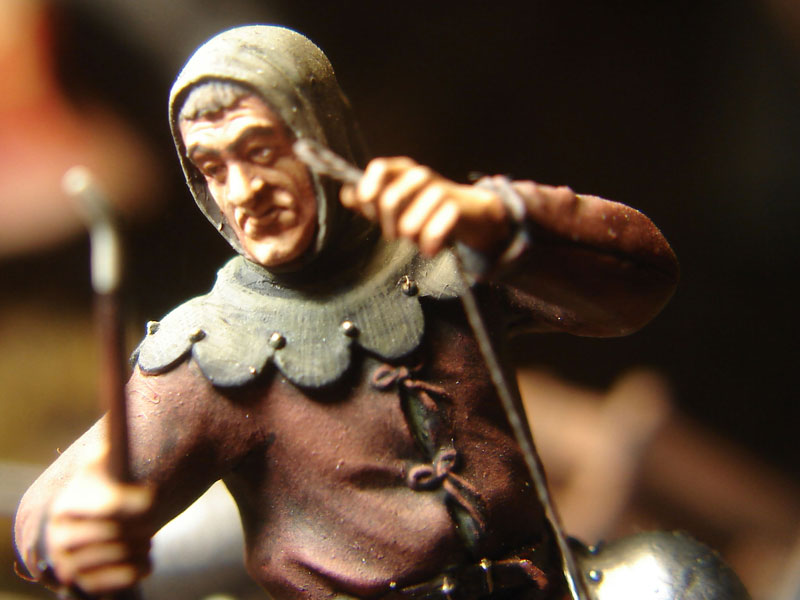 Диорамы и виньетки: Английские лучники, 1415 г., фото #8