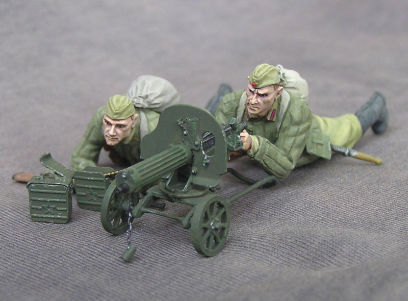 Figures: Soviet machine gunners, photo #1