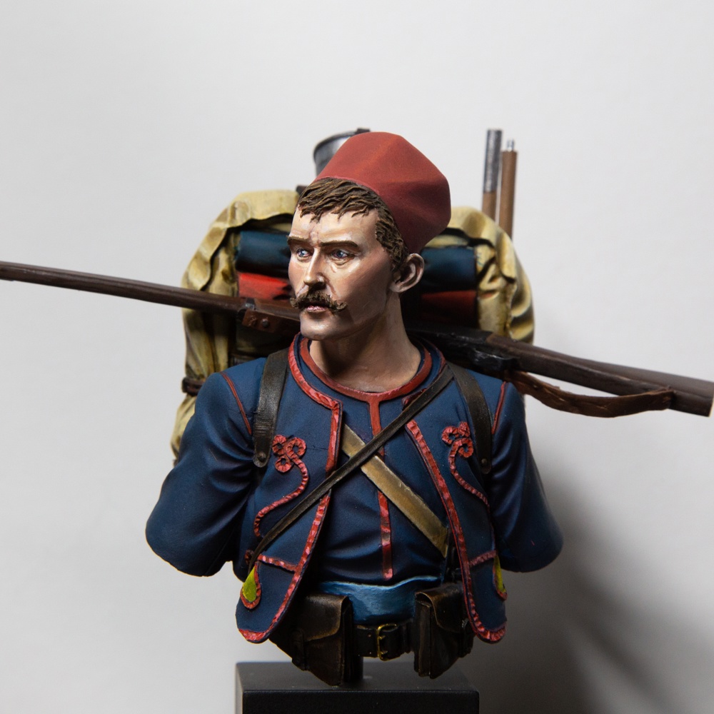 Figures: Private, 3rd zouaves, 1914, photo #1