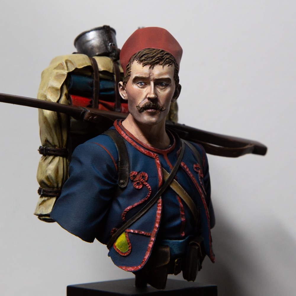 Figures: Private, 3rd zouaves, 1914, photo #2