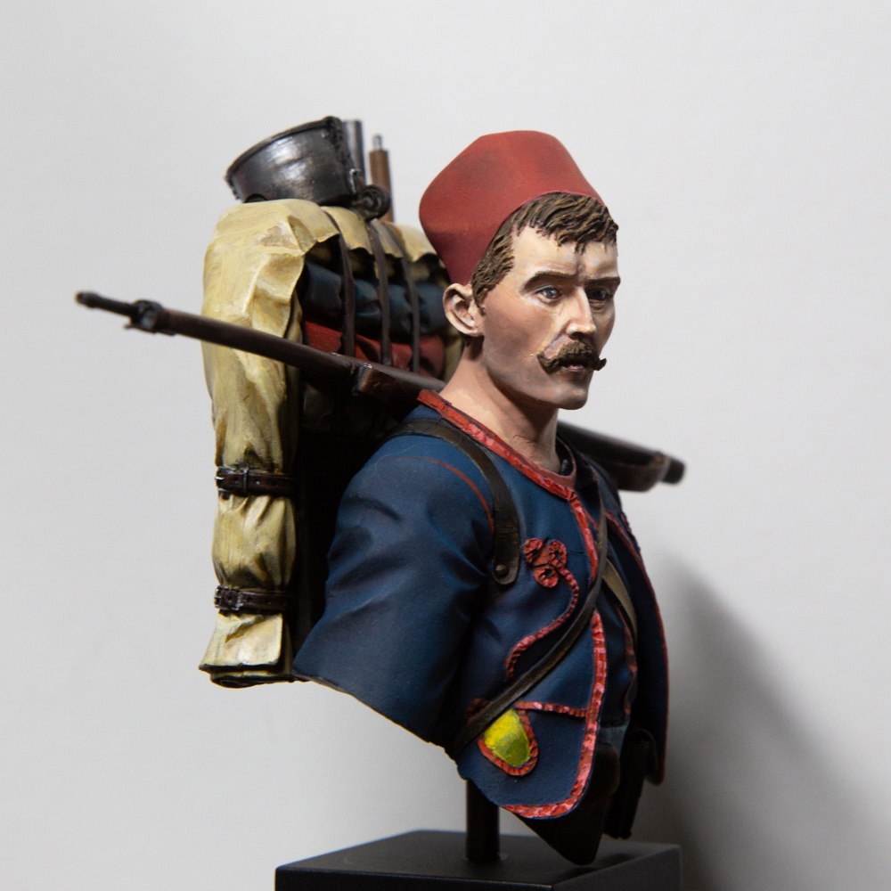 Figures: Private, 3rd zouaves, 1914, photo #3