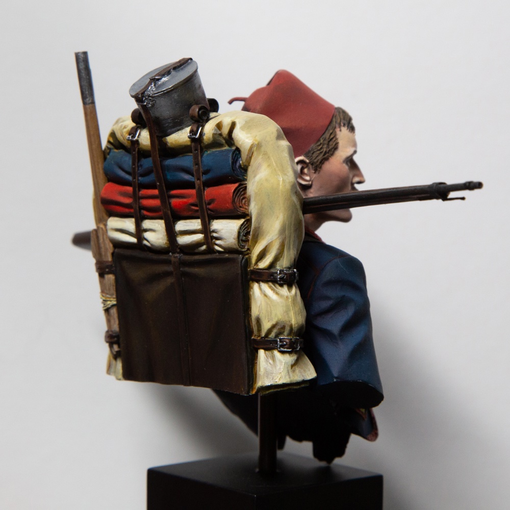 Figures: Private, 3rd zouaves, 1914, photo #4