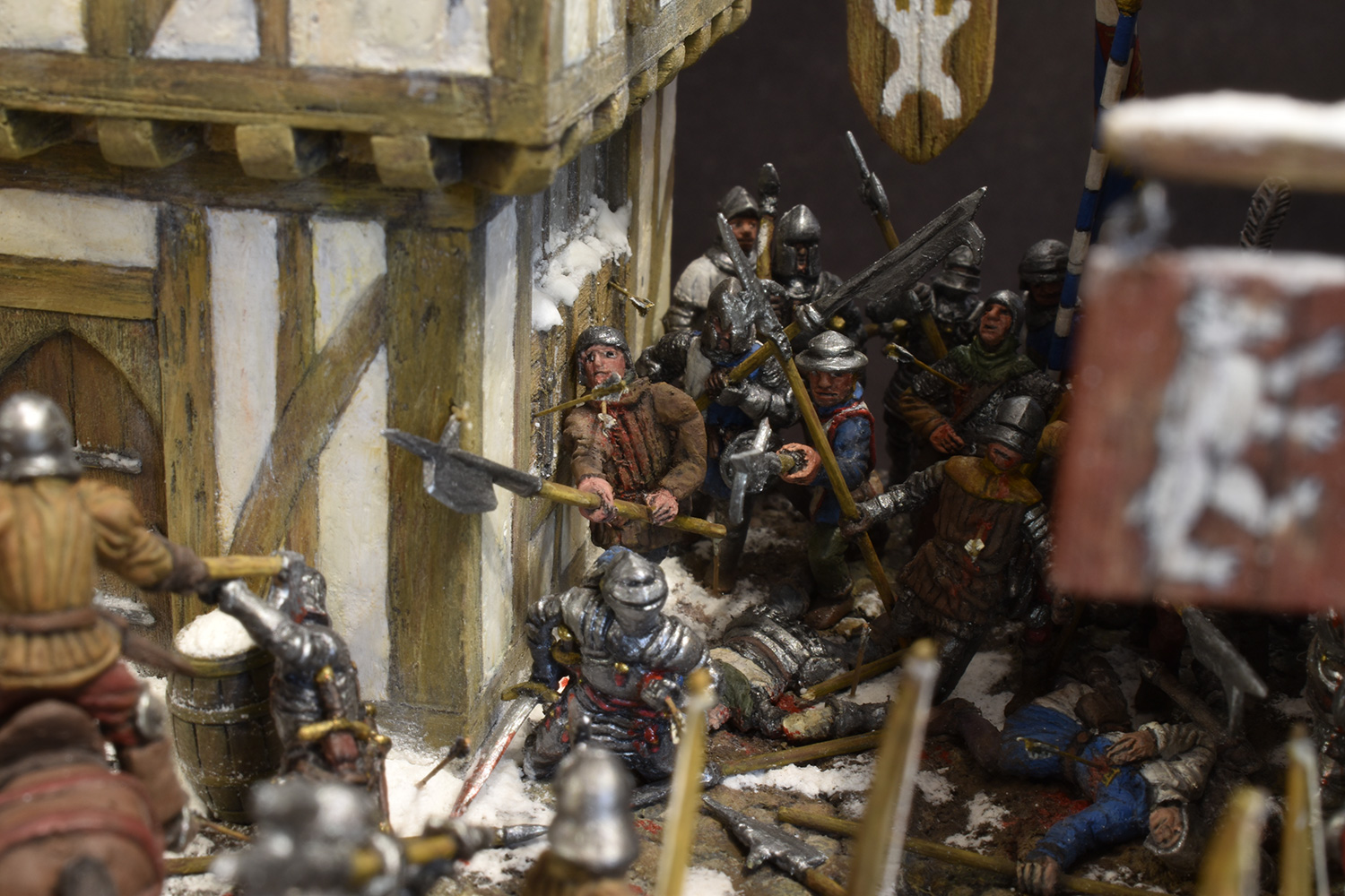 Диорамы и виньетки: Вторая битва при Сент-Олбансе 17 февраля 1461г, фото #11