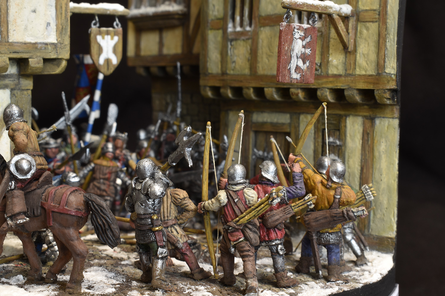 Диорамы и виньетки: Вторая битва при Сент-Олбансе 17 февраля 1461г, фото #12