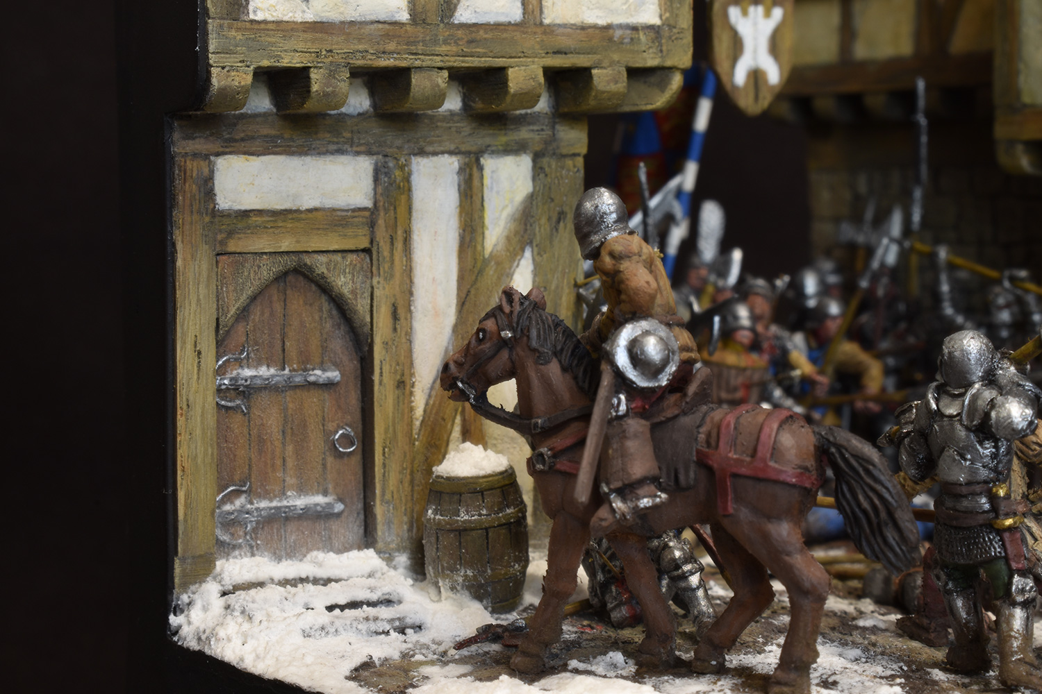 Диорамы и виньетки: Вторая битва при Сент-Олбансе 17 февраля 1461г, фото #15