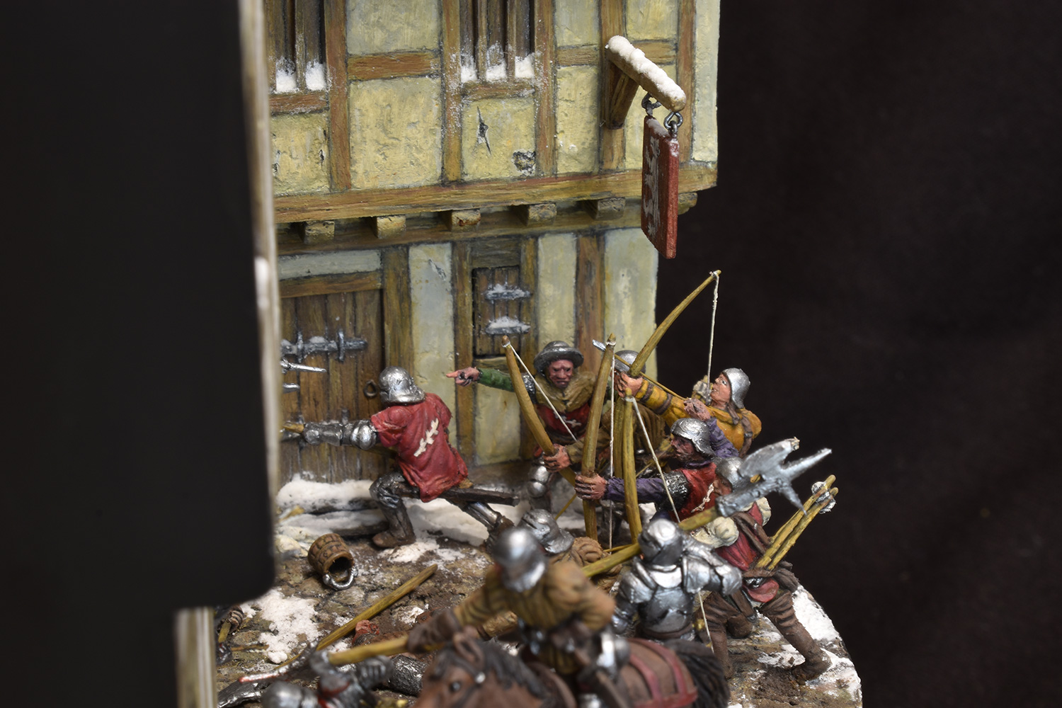 Диорамы и виньетки: Вторая битва при Сент-Олбансе 17 февраля 1461г, фото #7