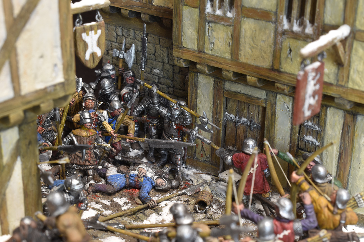 Диорамы и виньетки: Вторая битва при Сент-Олбансе 17 февраля 1461г, фото #8