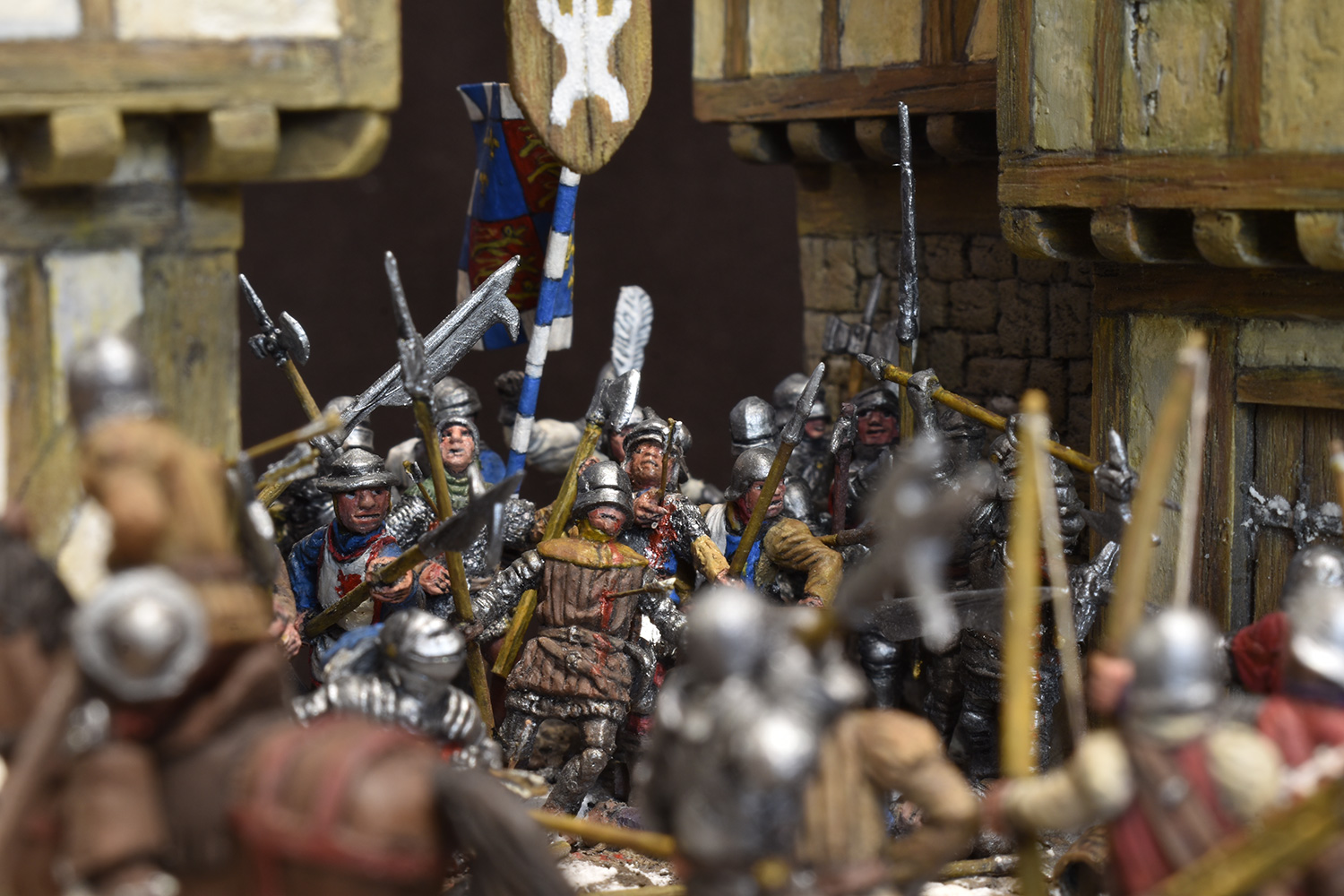 Диорамы и виньетки: Вторая битва при Сент-Олбансе 17 февраля 1461г, фото #9