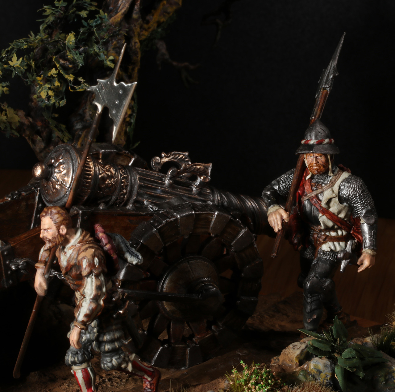 Dioramas and Vignettes: Landsknechts' artillery carriage, photo #1
