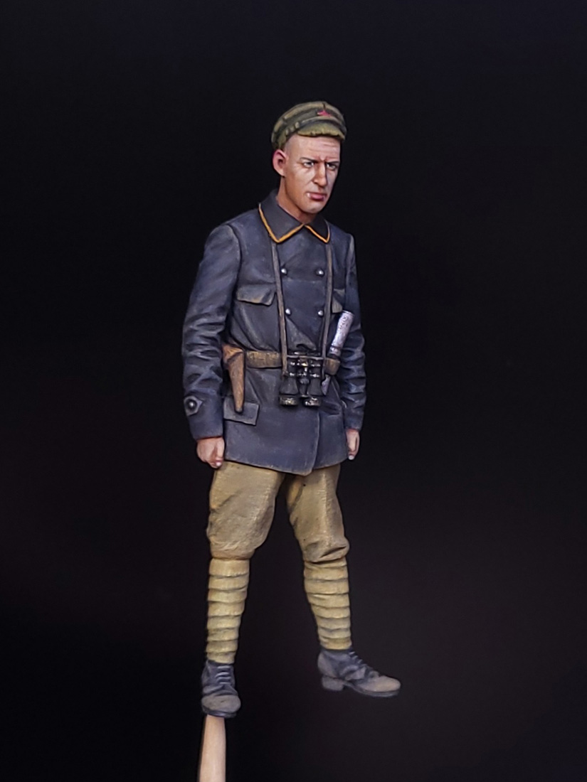 Figures: Red Army armored car crewman, 1920, photo #7