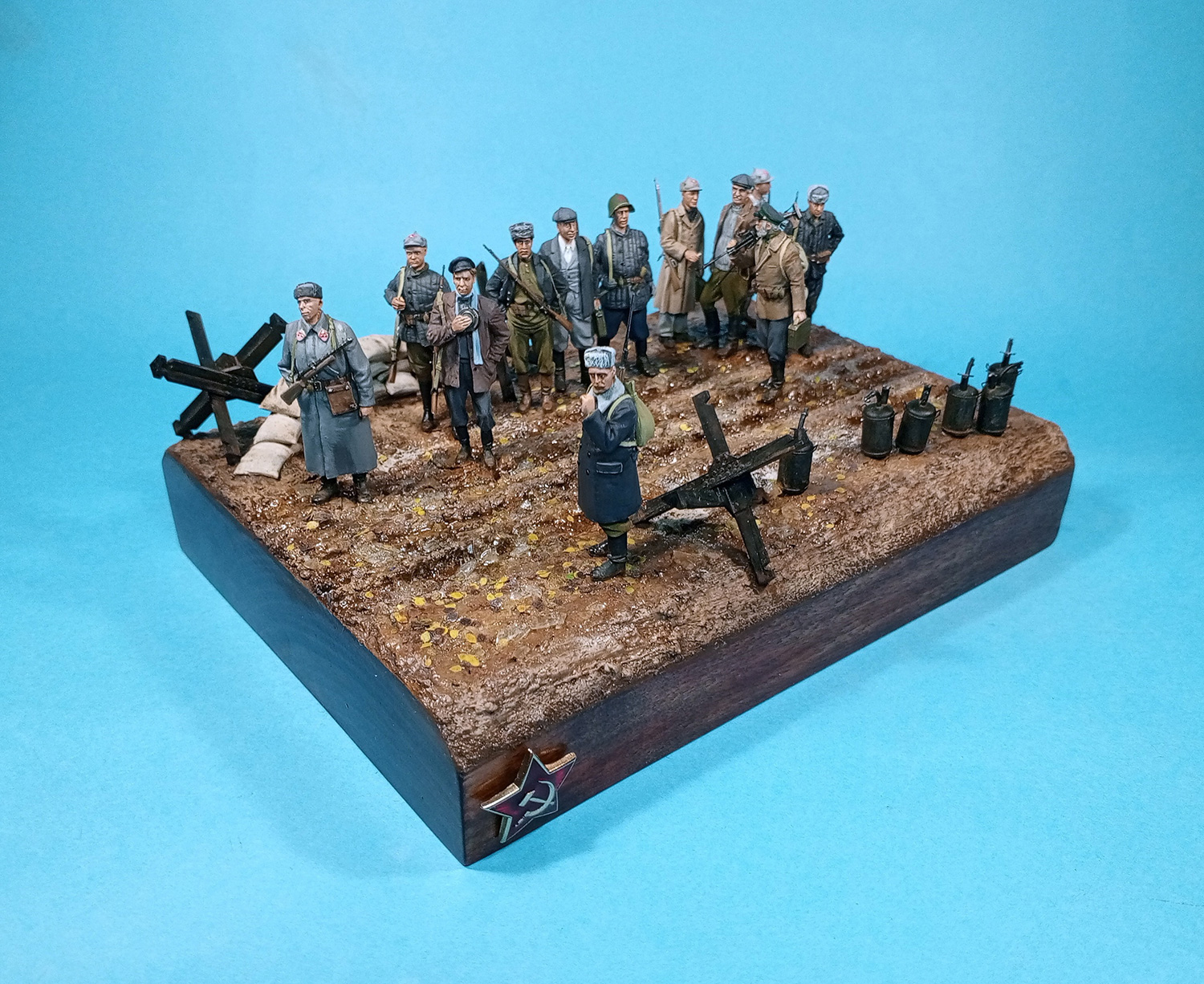 Dioramas and Vignettes: Soviet home guard, Battle for Moscow, October 1941, photo #1