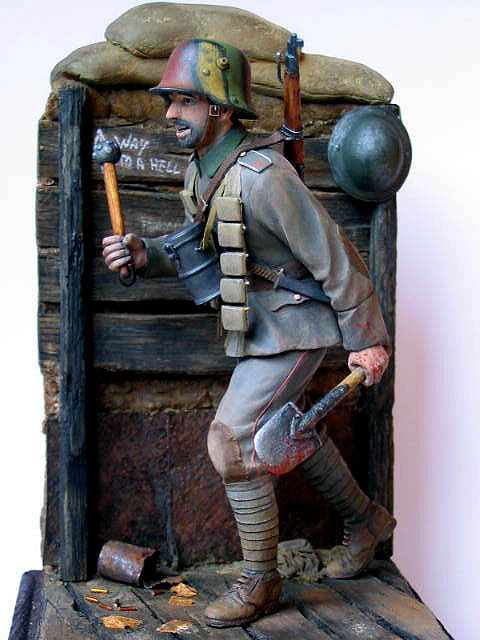 Figures: German stormtrooper, 1917-18, photo #13