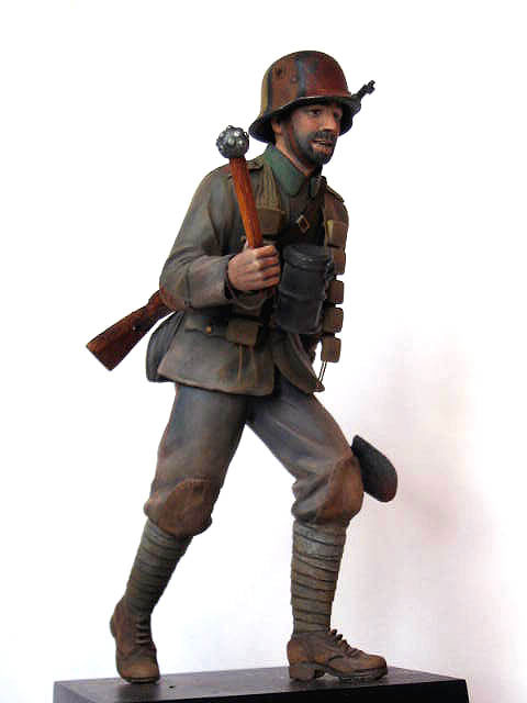 Фигурки: Боец немецкой штурмовой группы, 1917-18, фото #5