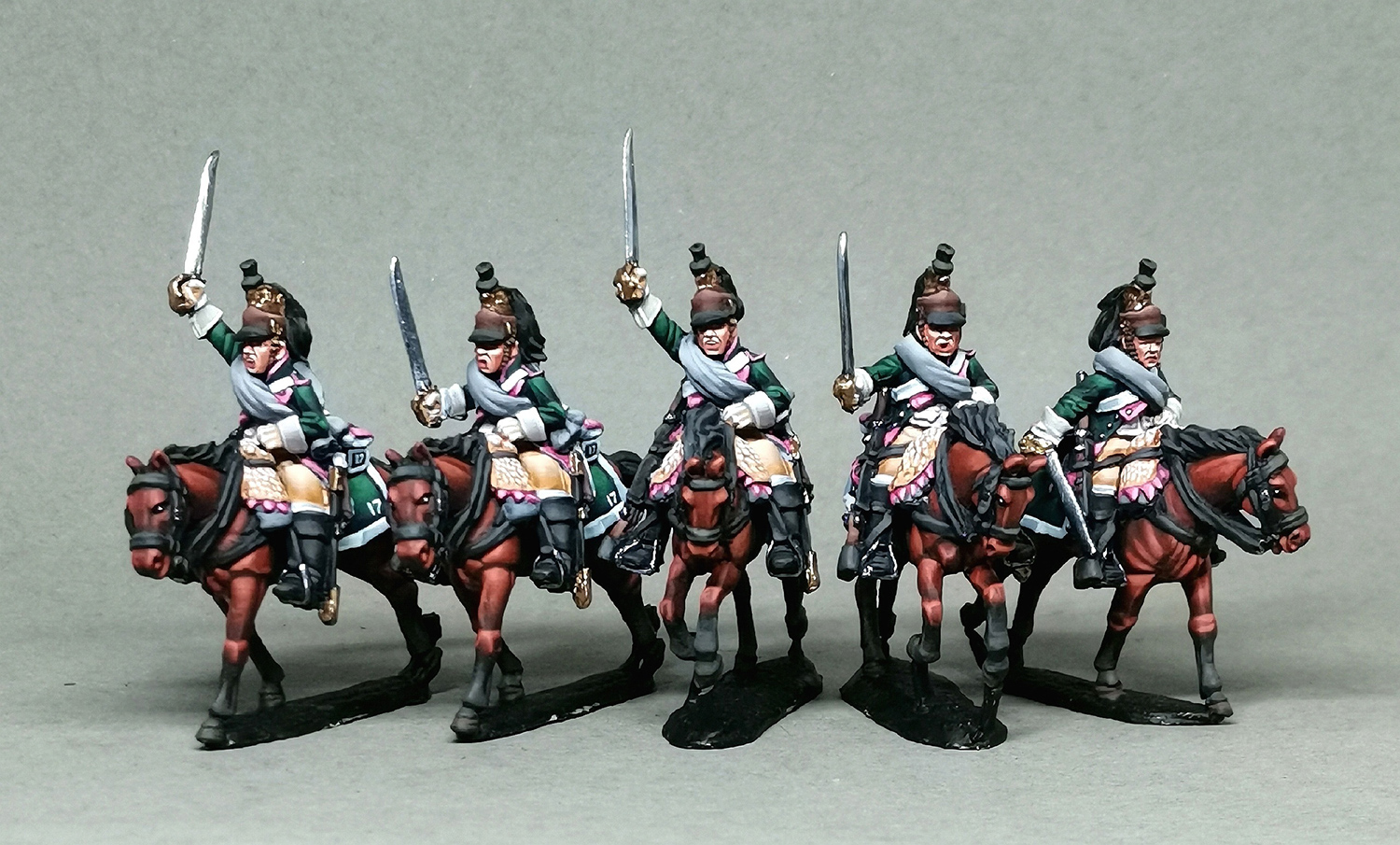 Figures: French dragoons and adjutants, 17th regt., photo #4