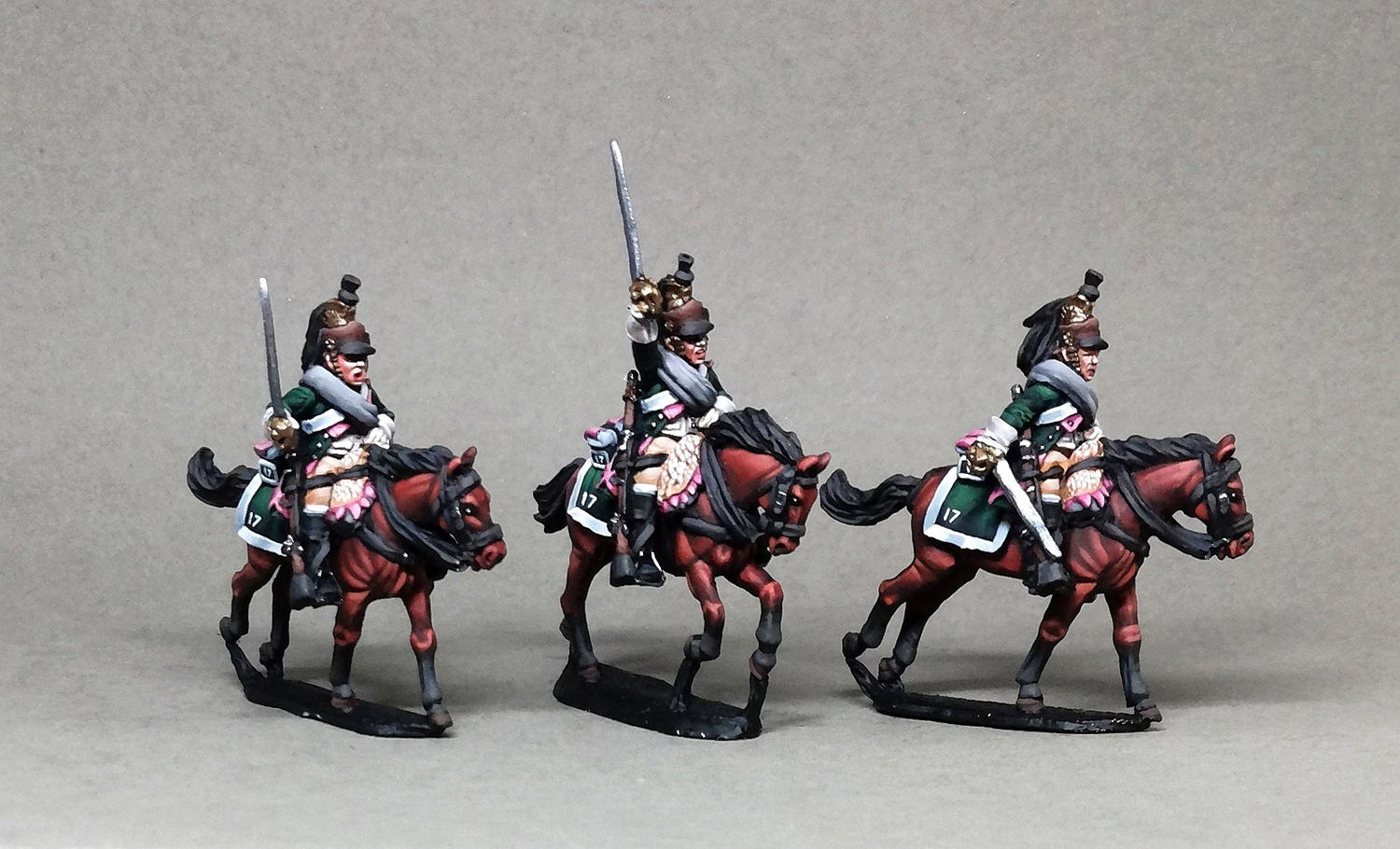 Figures: French dragoons and adjutants, 17th regt., photo #8