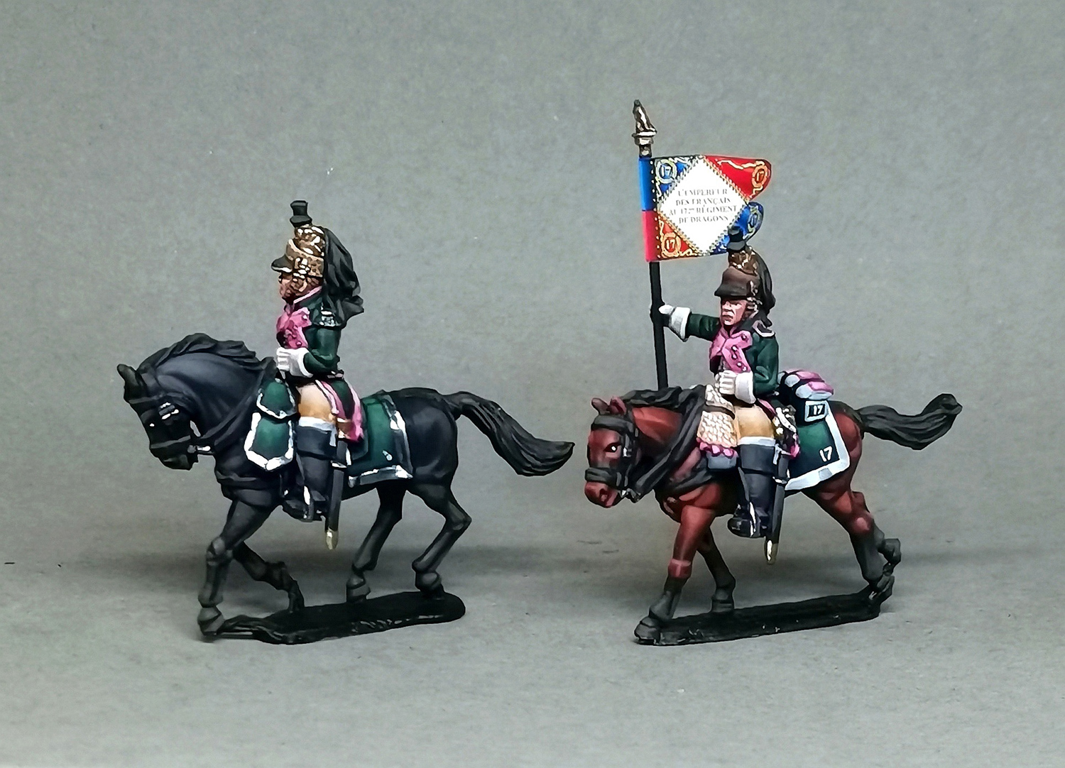 Figures: French dragoons and adjutants, 17th regt., photo #9