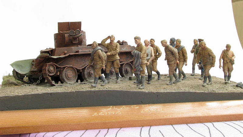 Dioramas and Vignettes: Prisoners of War. Summer 1941, photo #1