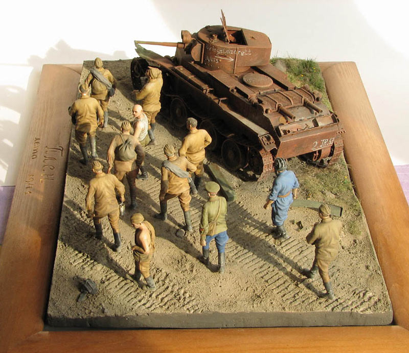 Dioramas and Vignettes: Prisoners of War. Summer 1941, photo #2