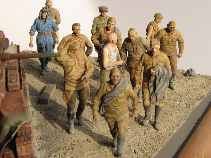 Dioramas and Vignettes: Prisoners of War. Summer 1941, photo #3