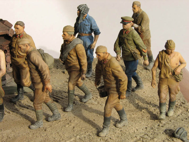 Dioramas and Vignettes: Prisoners of War. Summer 1941, photo #4