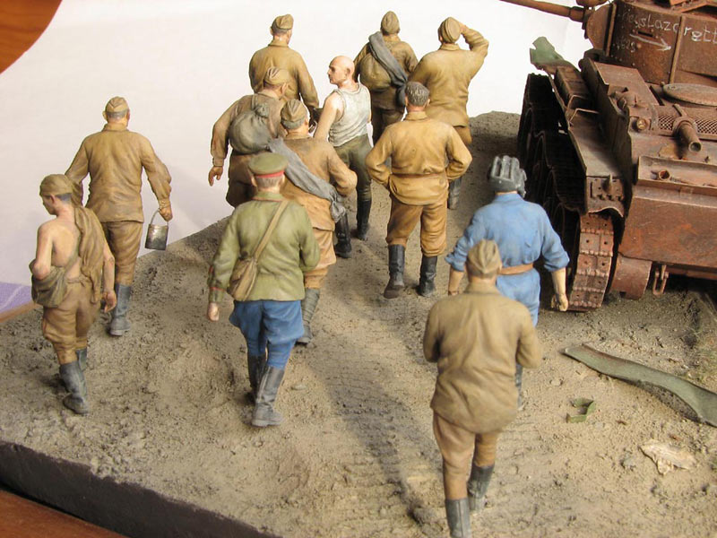 Dioramas and Vignettes: Prisoners of War. Summer 1941, photo #5