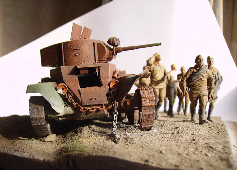 Dioramas and Vignettes: Prisoners of War. Summer 1941, photo #6