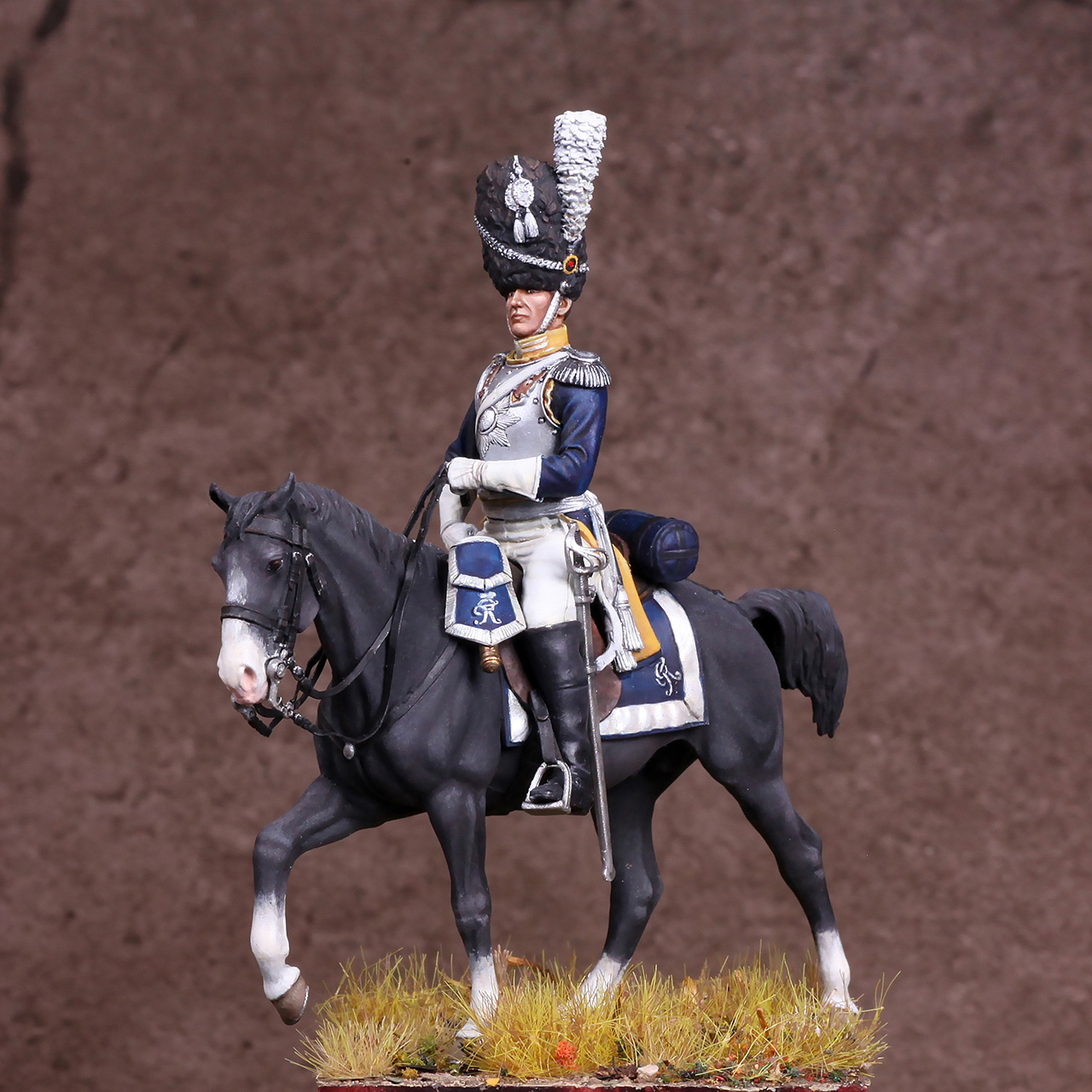 Фигурки: Офицер гвардейских конных гренадеров, Вюртемберг 1809-14 гг., фото #2